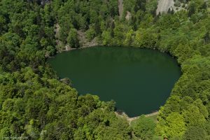 Vue aérienne du Lac des Perches ou Sternsee