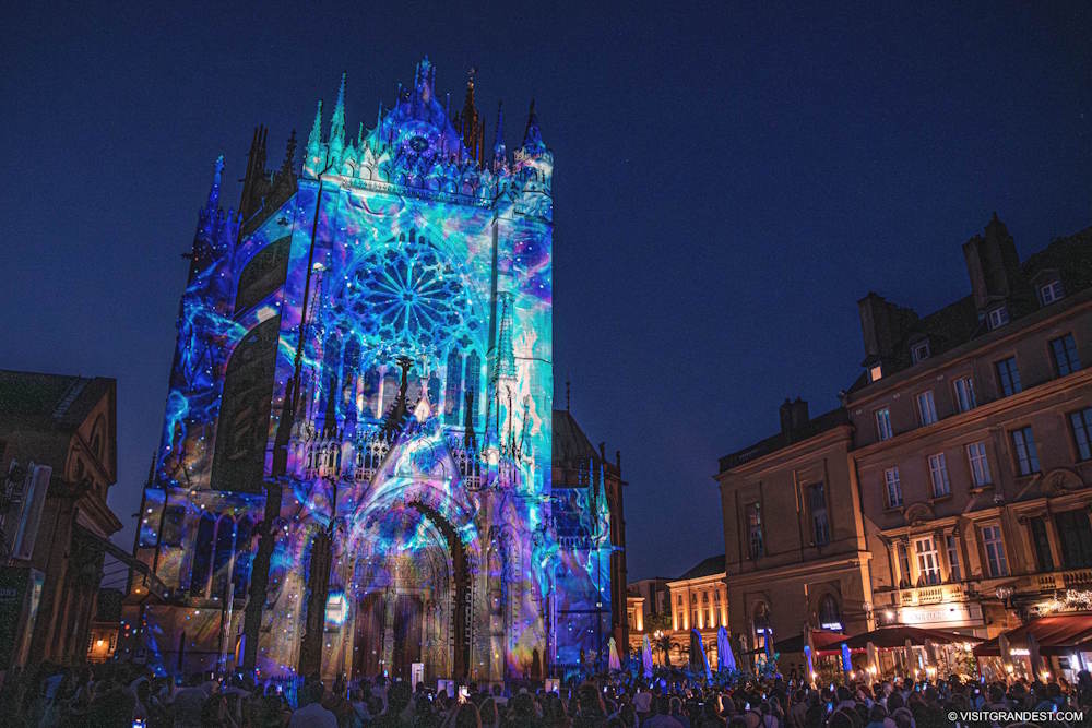 Mapping Vidéo par Fensch Toast - Cathédrale Saint-Etienne